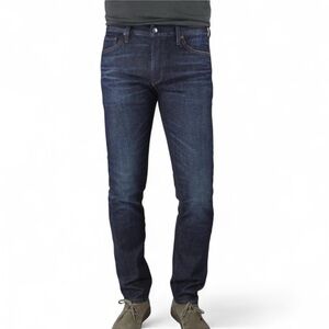 S.M.N. DENIM The Hunter in Dean Standard Slim Fit Dark Wash Jeans Size 31W 32L